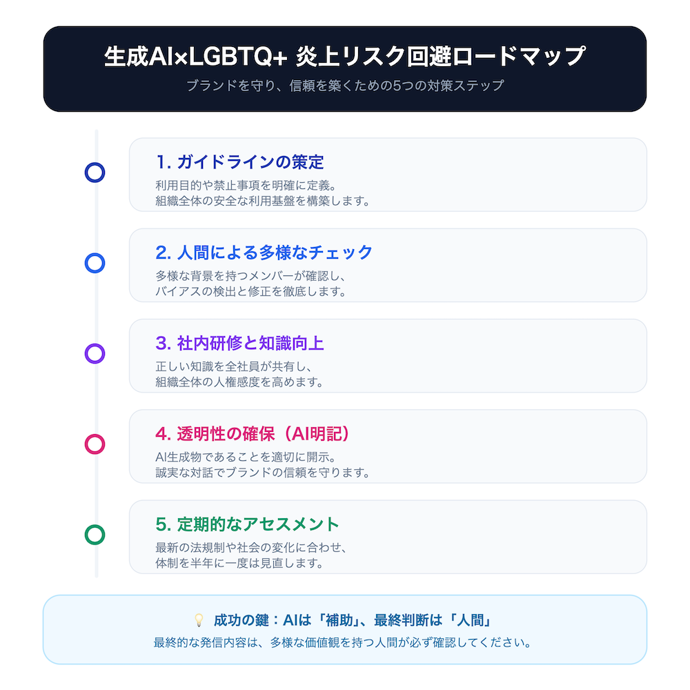 生成AI✖️LGBTQ+炎上リスク回避ロードマップ